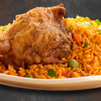 Jollof Rice and Chicken